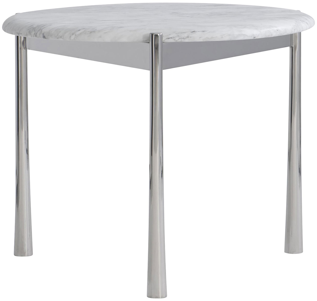 Bernhardt Arris Side Table with Arabescato Marble