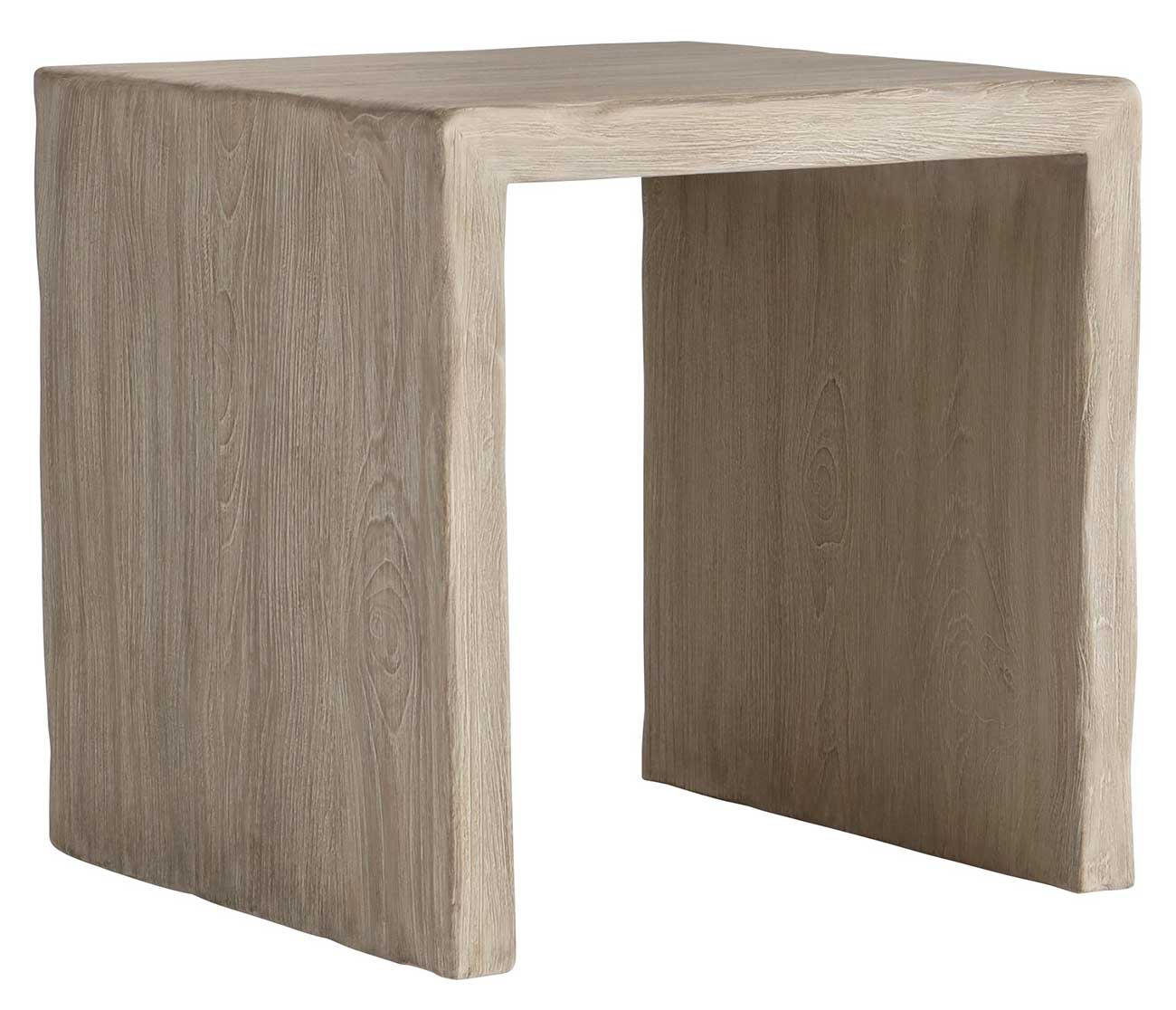 Bernhardt Montego Outdoor Side Table in Sea Oat