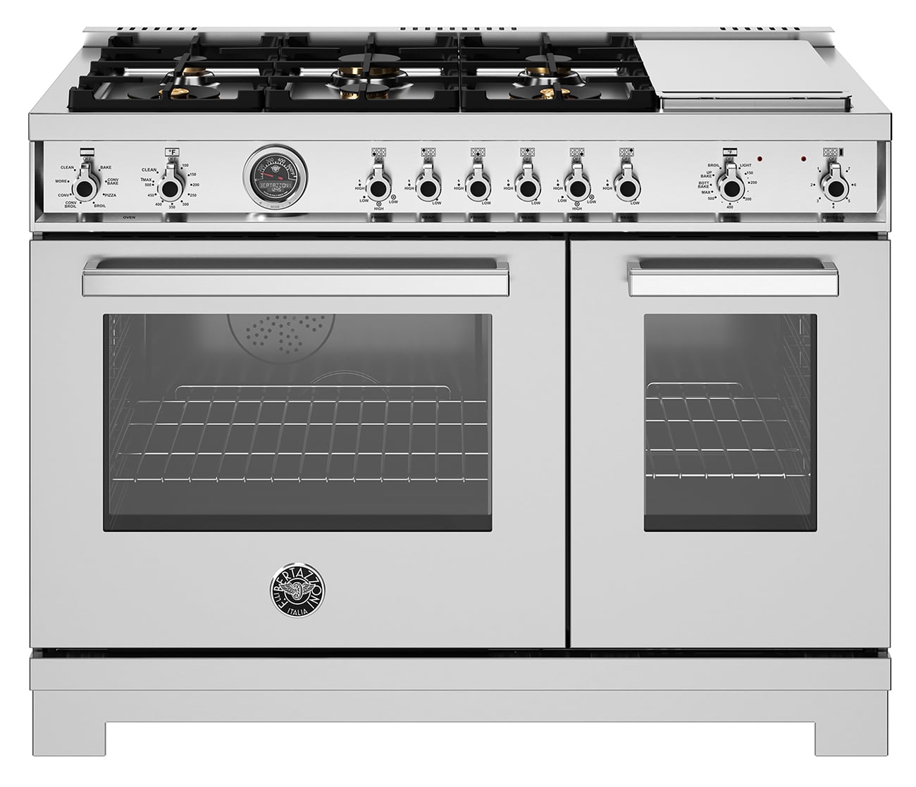 Bertazzoni 48 In. Professional Dual Fuel Range PRO486BTFEPXT | Abt