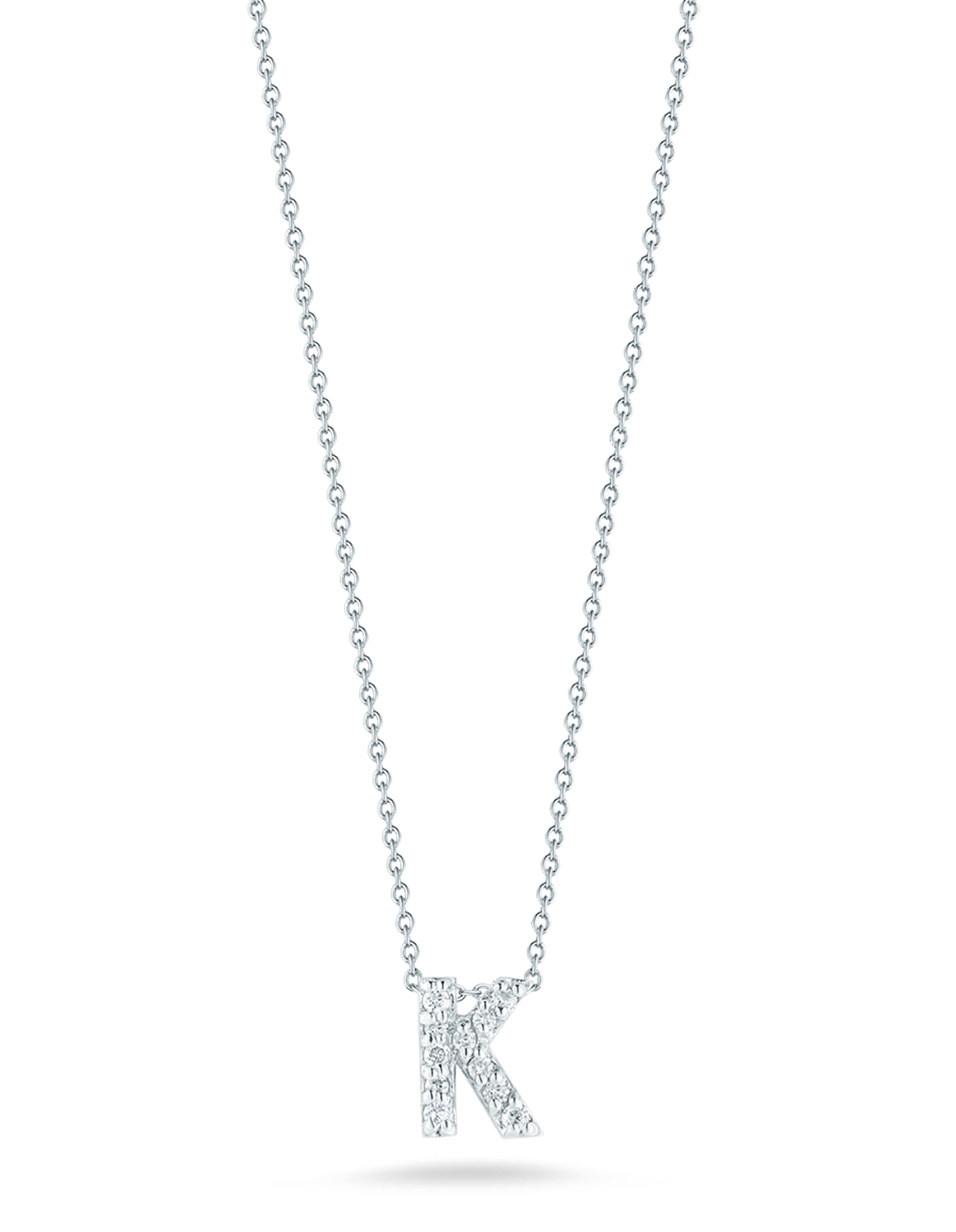 Roberto Coin 18K Love Letter 'K' Pendant - 001634AWCHXK