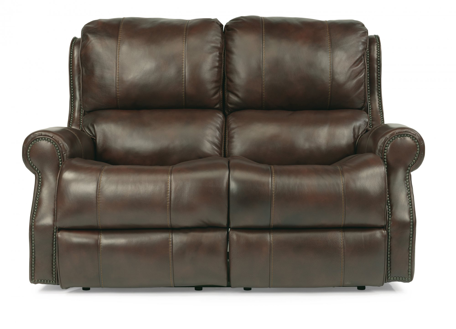 Flexsteel Miles Leather Power Reclining Loveseat 153360P41871
