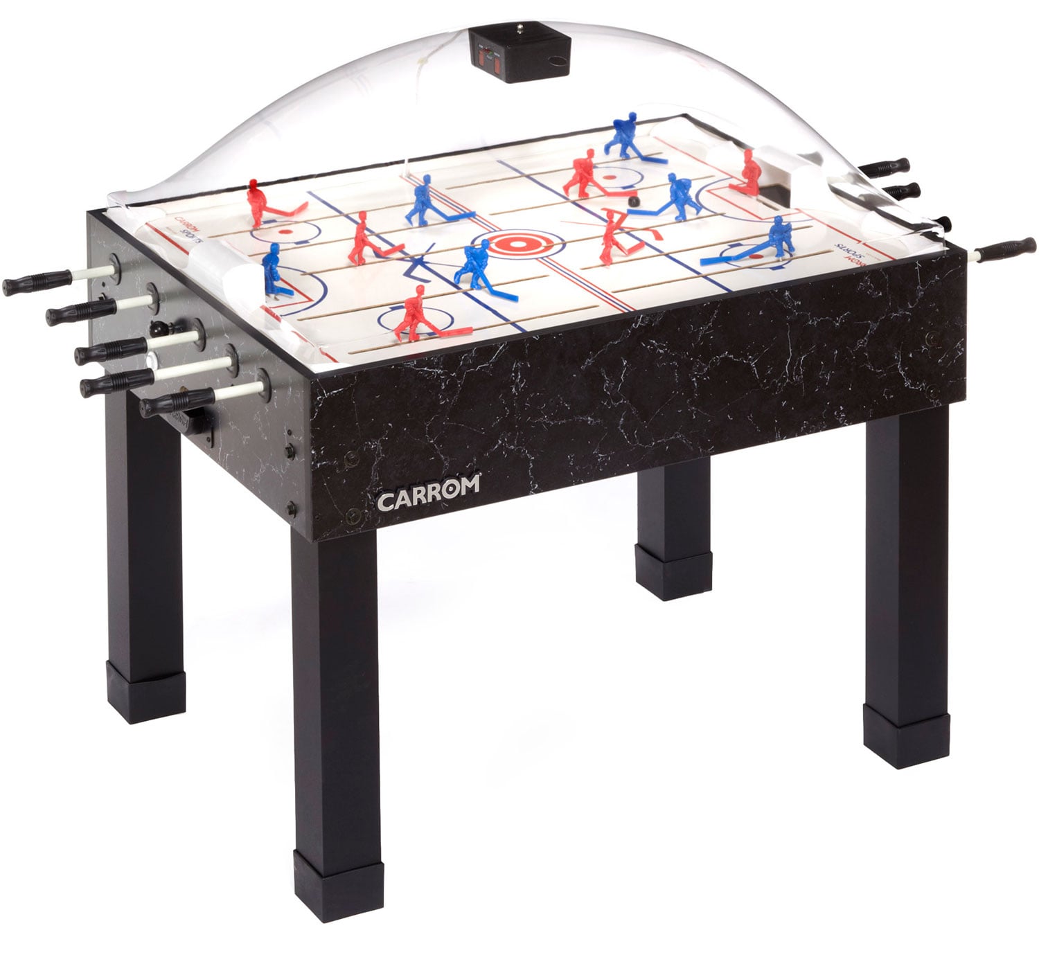 Carrom Super Stick Black Marble Hockey Game Table - 415.00