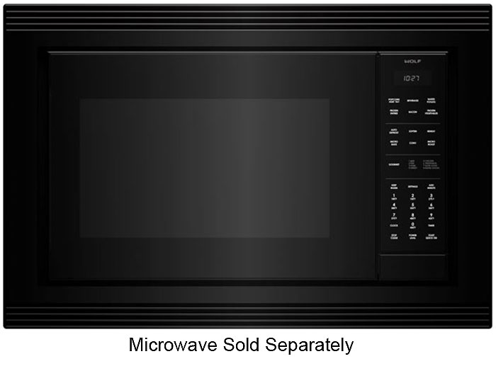Wolf 27" Black Glass E Series Microwave Trim Kit 820037