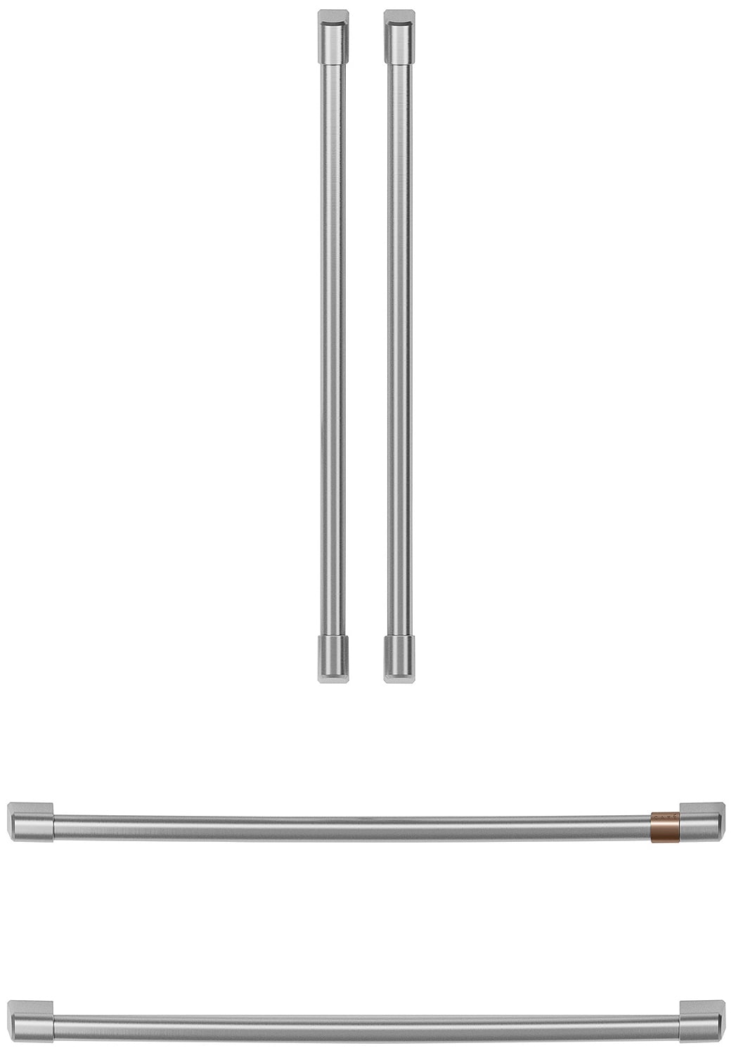 Cafe CXQB4H4PNSS Refrigerator Handle Kit (Brushed Stainless)