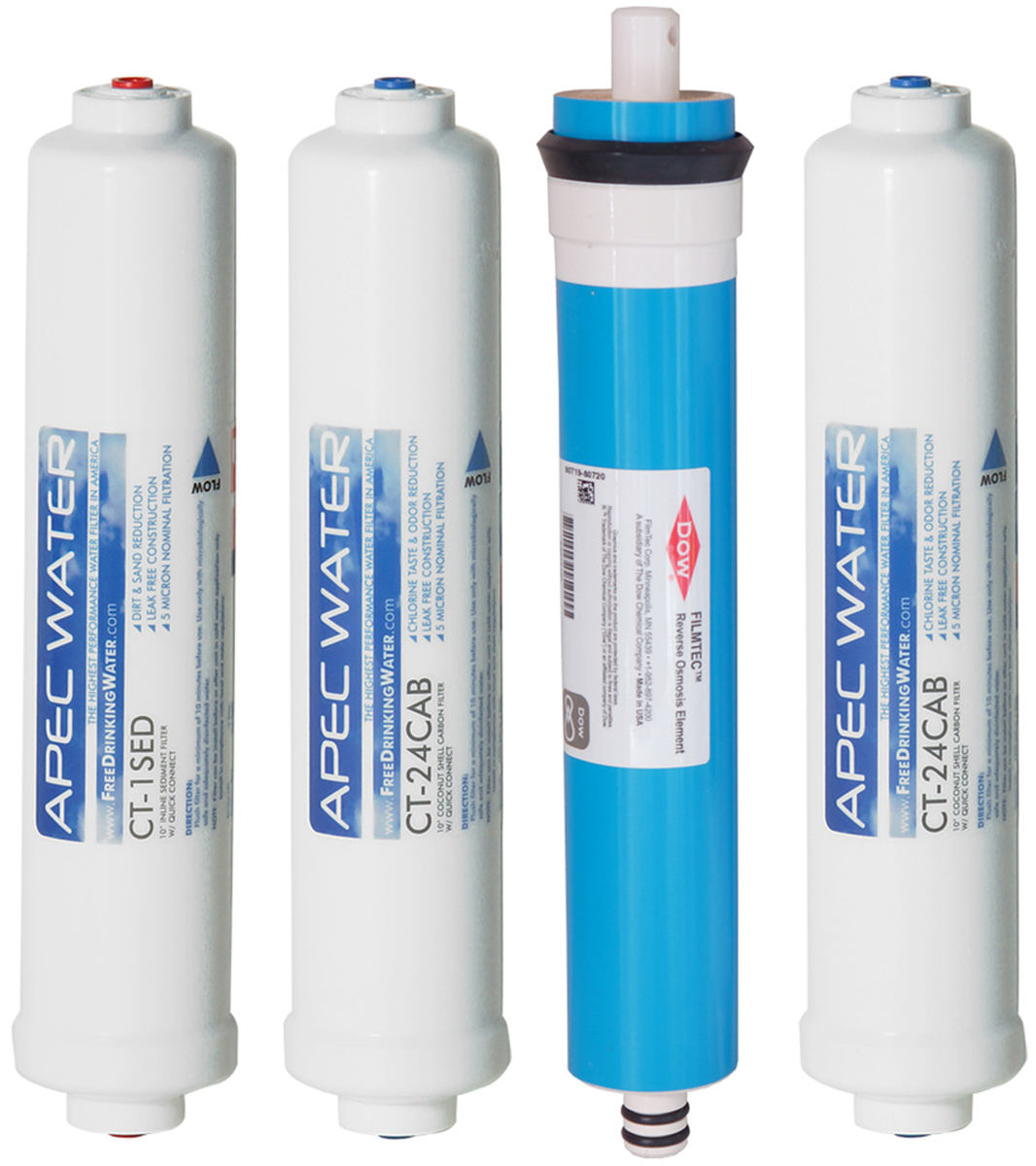 APEC Water Systems Ultimate Complete Replacement Filter Set for ROCTOP