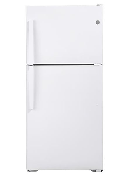 GE ENERGY STAR 19.2 Cu. Ft. White Top-Freezer Refrigerator