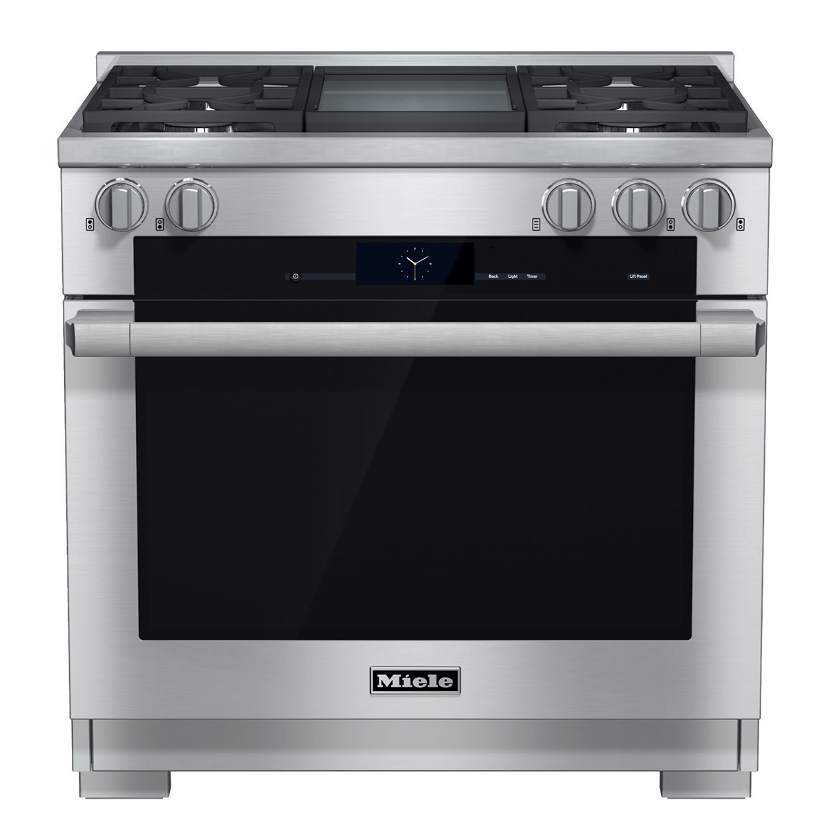 Miele 36" Dual Fuel Range With Griddle HR19362DFGDG