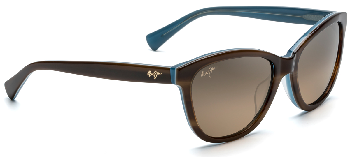 Maui Jim Canna Tortoise & Blue Womens Sunglasses HS76903T