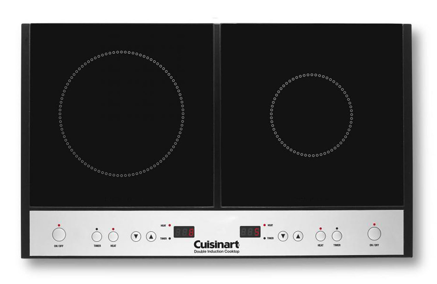 Cuisinart Black Double Induction Cooktop ICT60