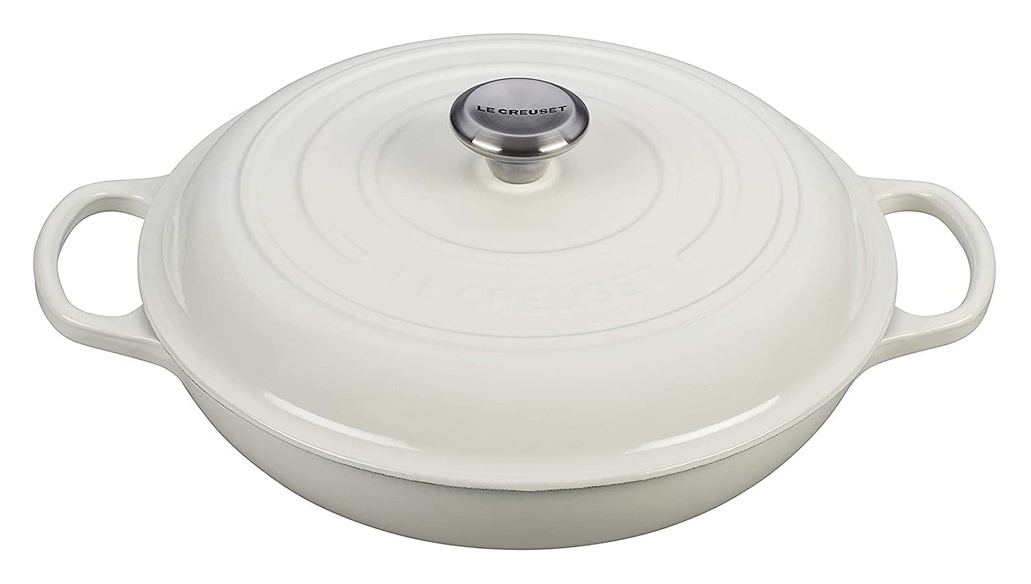 Le Creuset 5 Qt. White Braiser