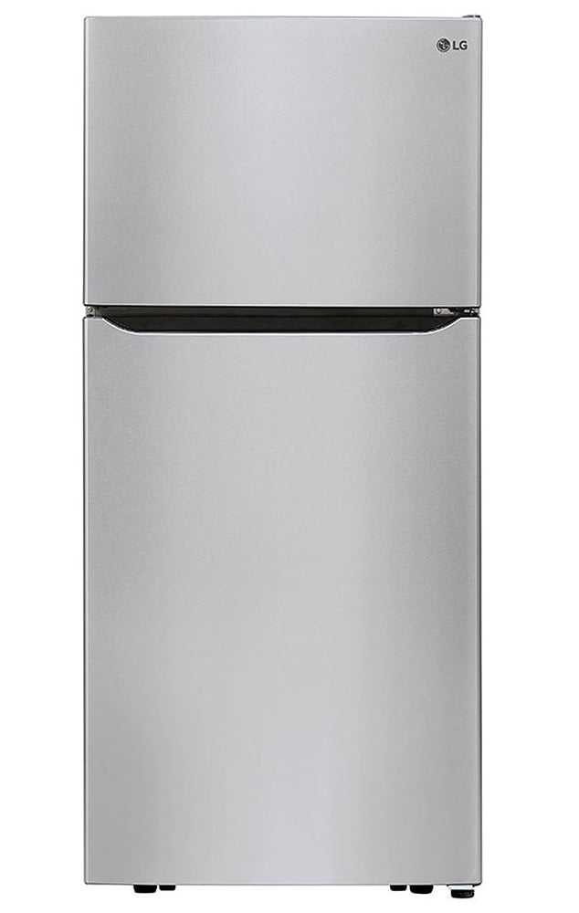 LG 20 Cu. Ft. Top Freezer Refrigerator 30-Inch Wide in Stainless Steel