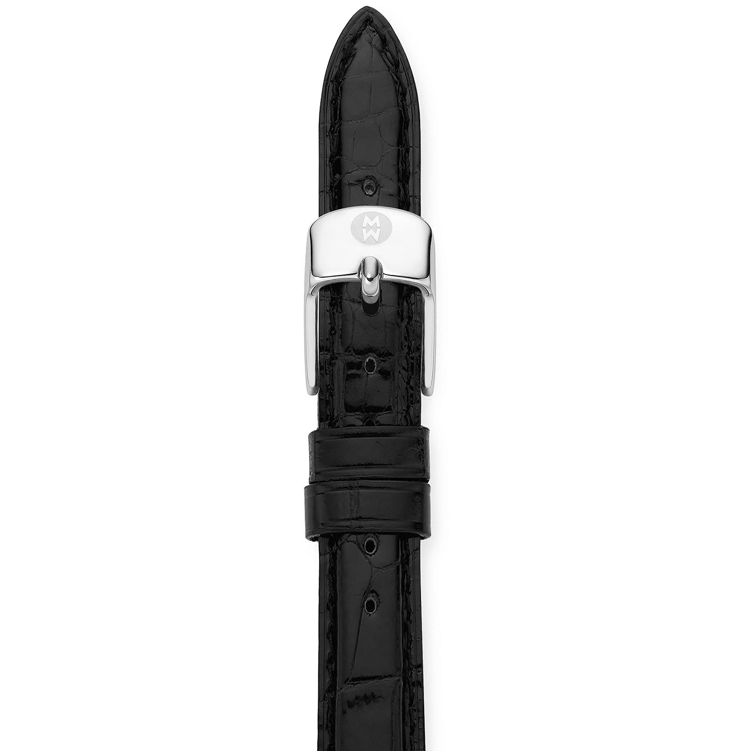 michele alligator watch strap