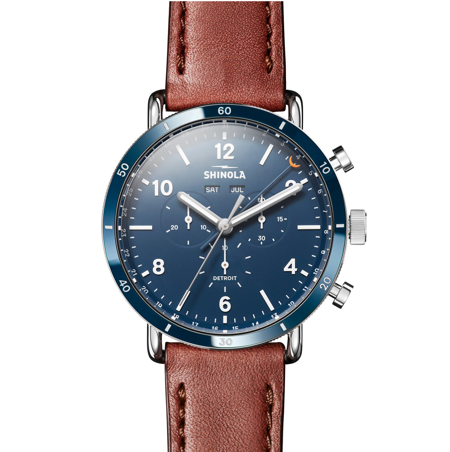 Shinola The Canfield Sport 45mm Midnight Blue Dial Watch