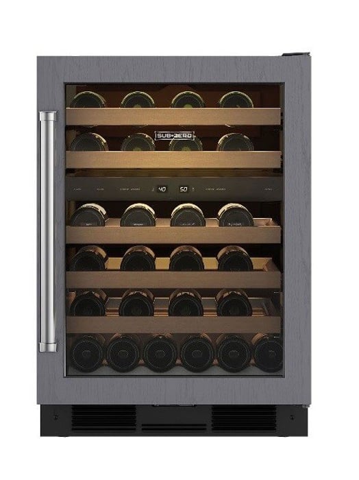 SubZero 24" Right Hinge Wine Storage Refrigerator UW24ORH