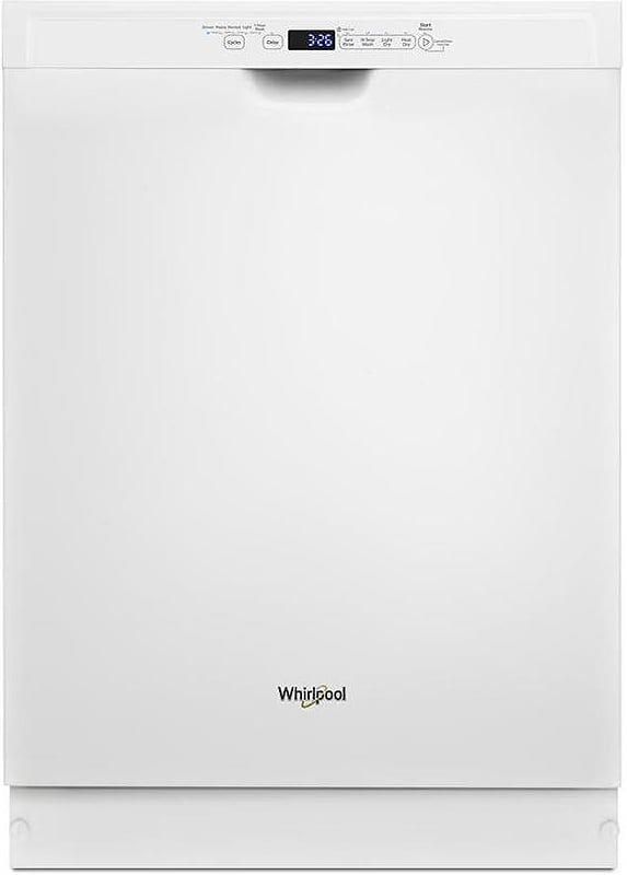 whirlpool dishwasher white