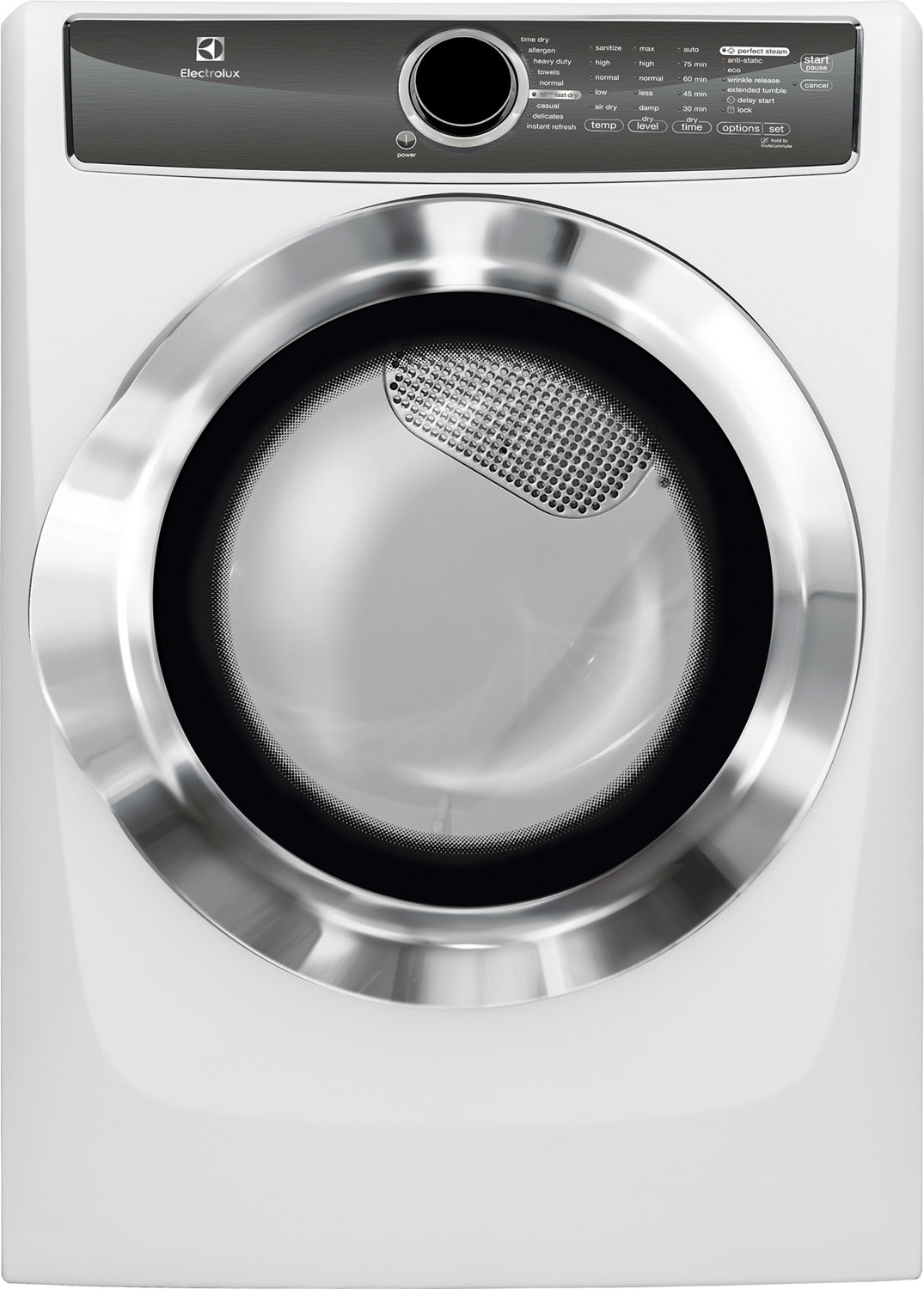 Electrolux Island White Electric Steam Dryer EFME617SIW