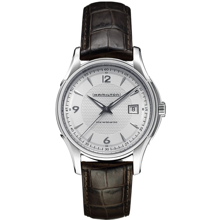 Hamilton JazzMaster Viewmatic Brown Leather Watch | Abt