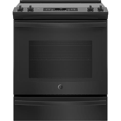GE 30" Black SlideIn Electric Range JS760DLBB