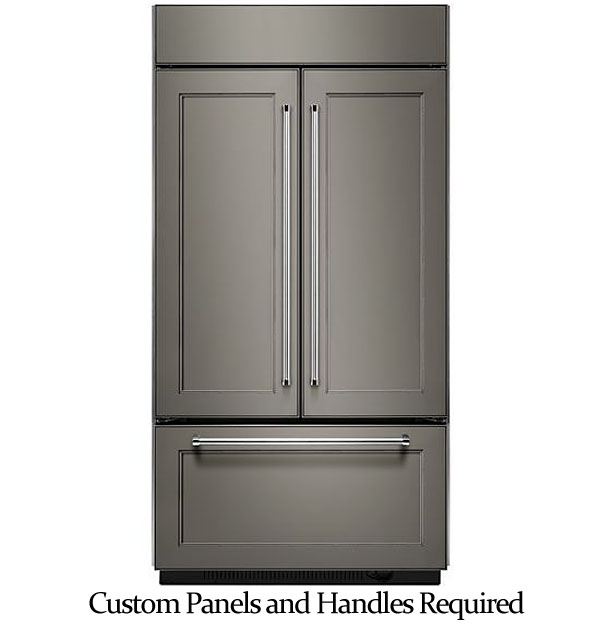 KitchenAid 42" BuiltIn French Refrigerator KBFN502EPA