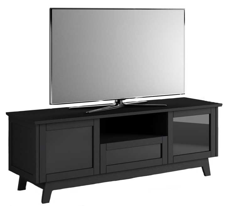 Salamander Designs Black Oak TV Stand - SDAV5/7225/BO