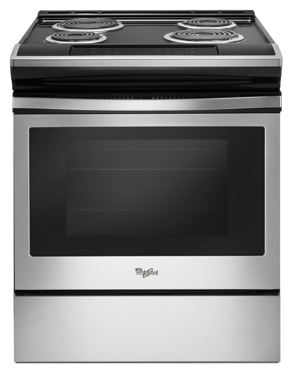 Whirlpool Black-On-Stainless Electric Range - WEC310S0FS