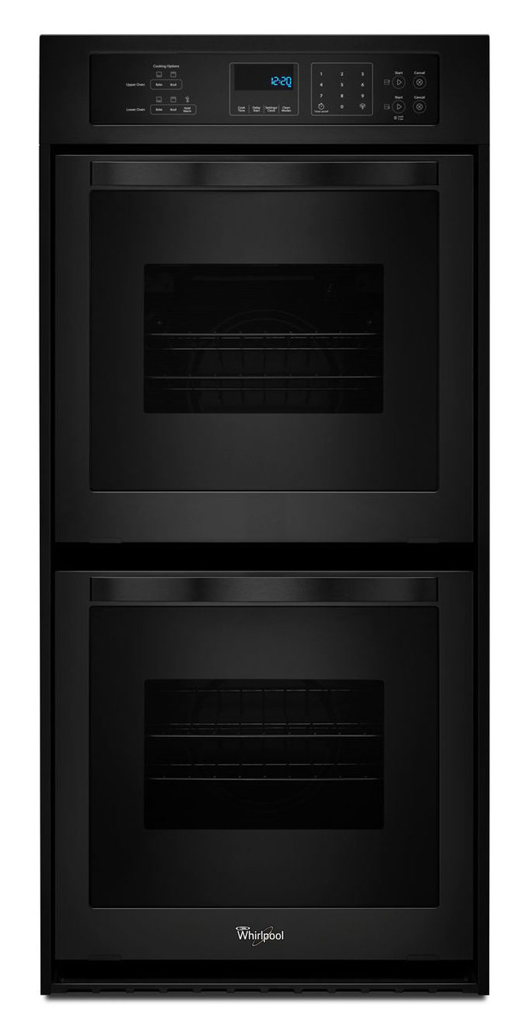 Whirlpool 24" Black Electric Double Wall Oven WOD51ES4EB