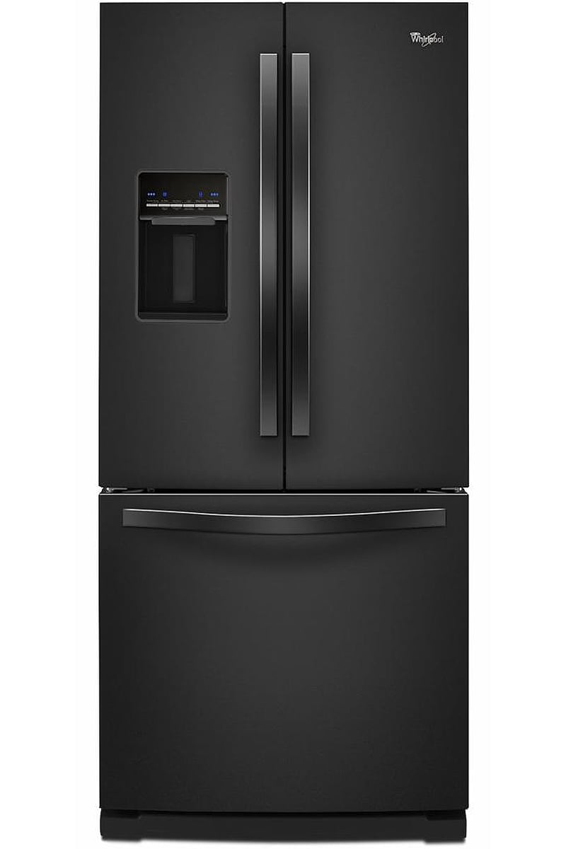 Whirlpool 20 Cu. Ft. French Door Refrigerator 30-Inch Wide in Black