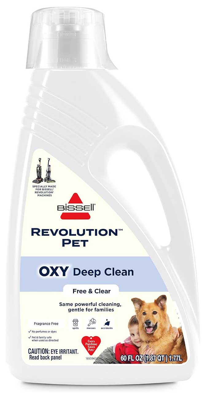 Bissell Revolution PET OXY 60 Oz. Deep Clean Upright Carpet Cleaner Formula