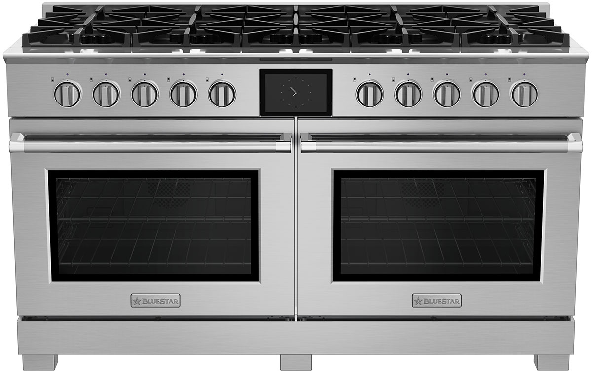 BlueStar 60Inch Dual Fuel Range in Stainless Steel BSDF6010B Abt