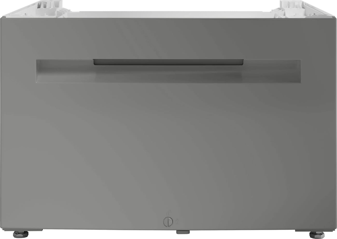 Bosch Dryer Pedestal With Pull-Out Drawer in Pearl Steel