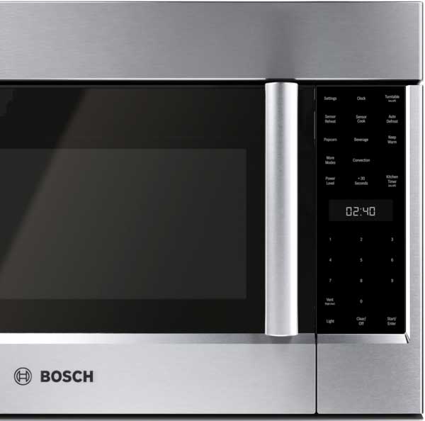 Bosch 800 Series Over-The-Range Microwave in Stainless Steel 