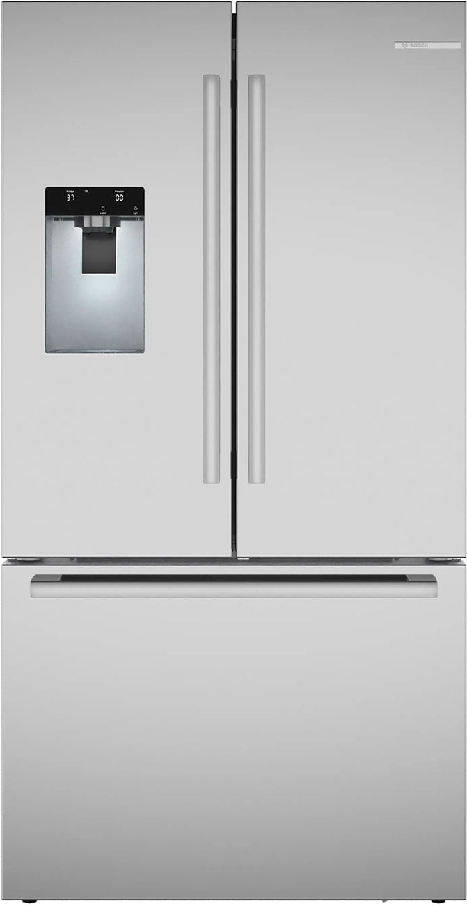Bosch 800 Series 21.6 Cu. Ft. French Door Refrigerator 36-Inch Wide in Anti-Fingerprint Stainless Steel
