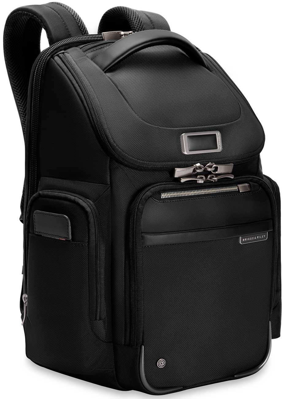 Briggs & Riley At Work Medium Widemouth Backpack in Black