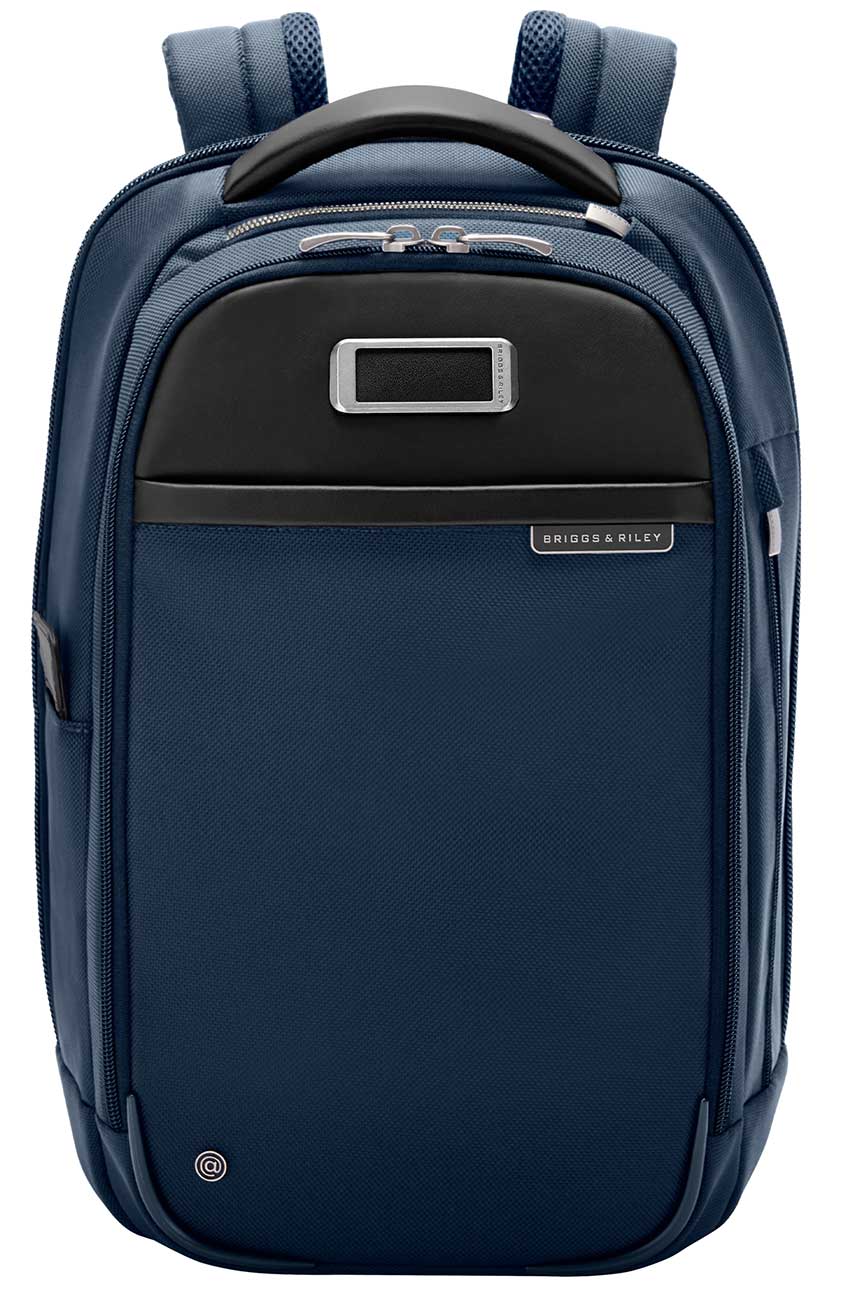 Briggs & Riley Slim Backpack - Navy