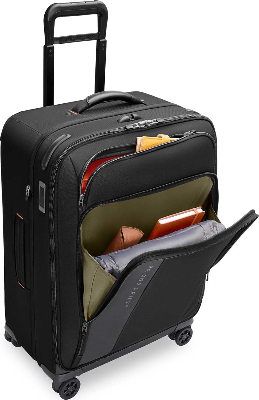 Briggs & Riley ZDX Medium Expandable Spinner in Black