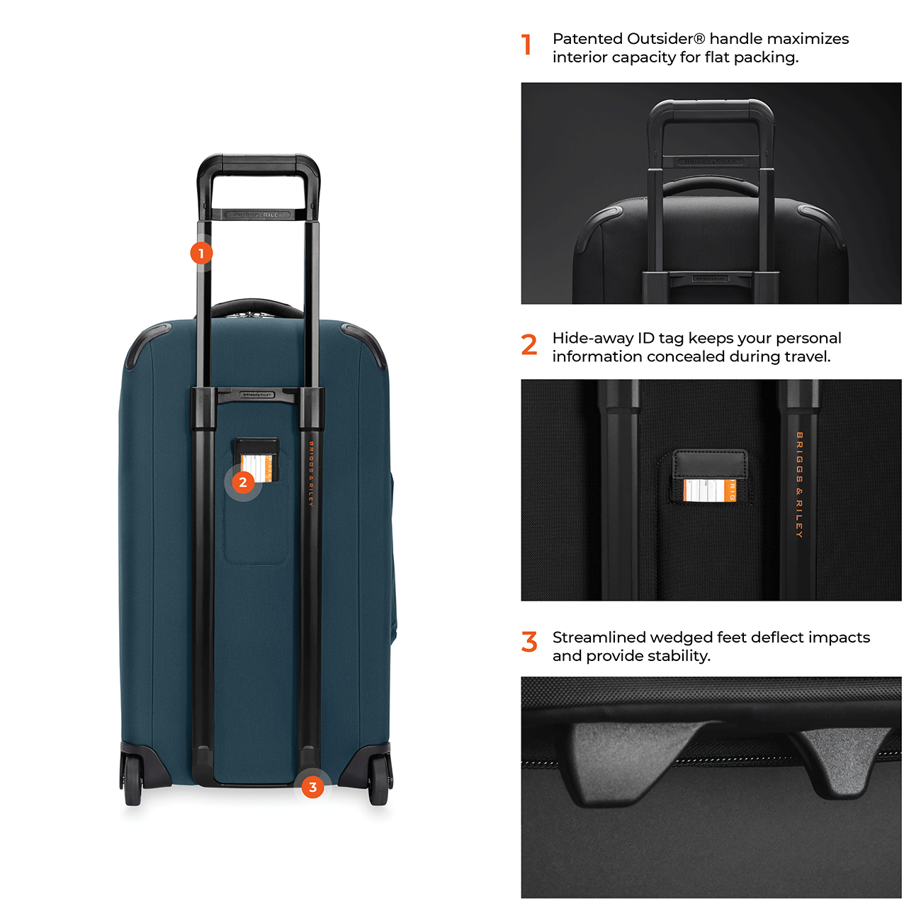 Briggs & Riley ZDX Medium 2-Wheel Duffle in Ocean | Abt