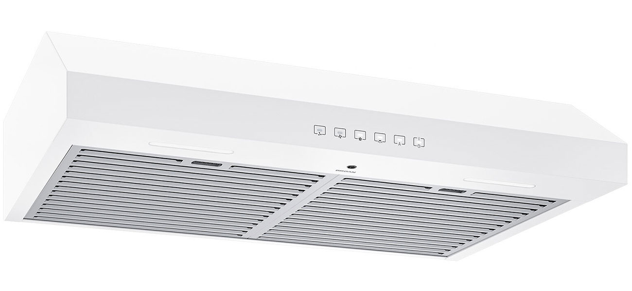 Broan GLA3 Series Under-Cabinet Range Hood 30-Inch in White