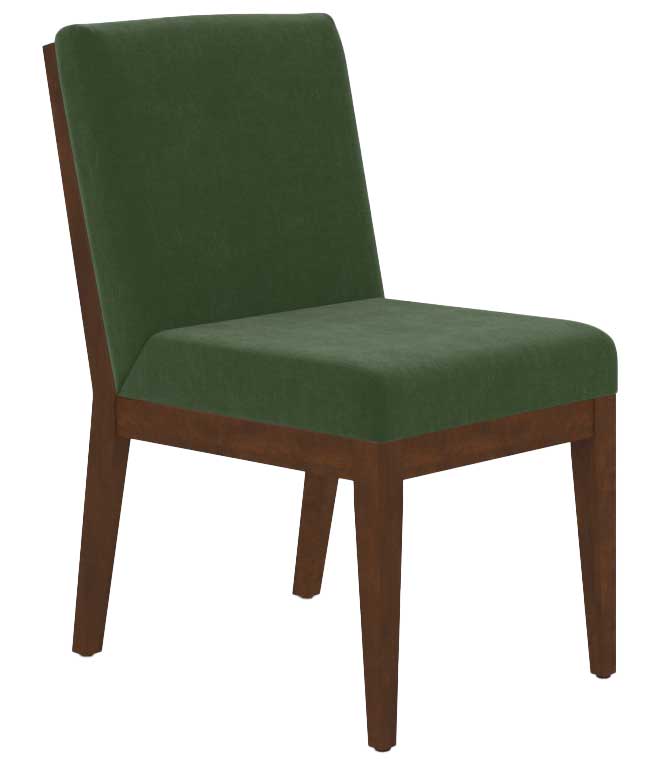 Canadel Modern Armless Dining Chair 5179 in Cognac Washed