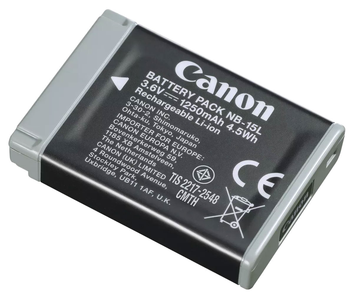 Canon NB-15L Battery in Black - 7445C001 | Abt Electronics