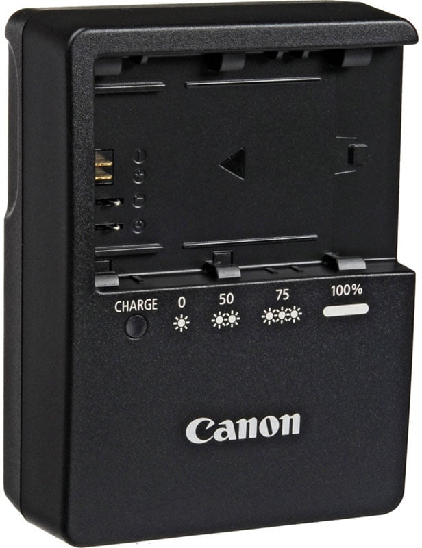 Canon Lc-E6 Battery Charger - 3348B001 - Black