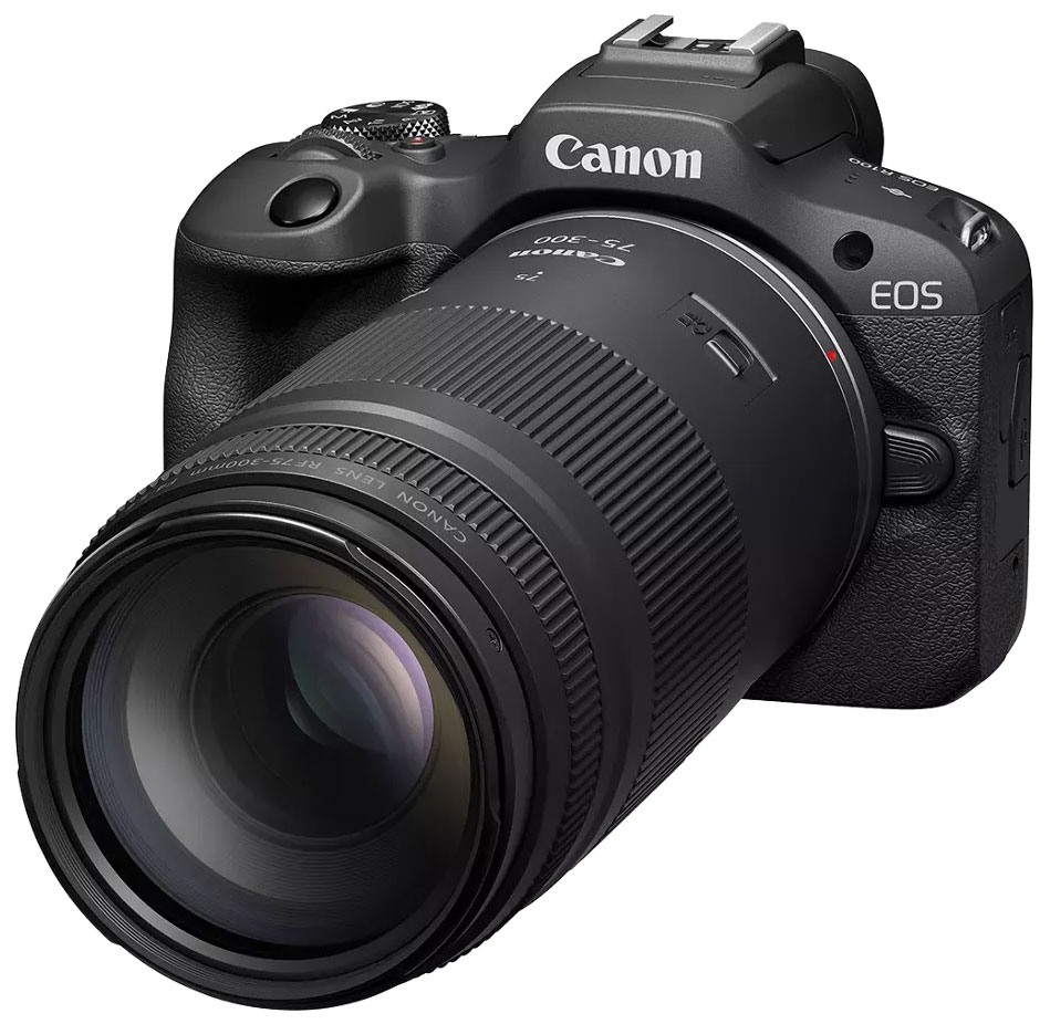 Canon RF Camera Lens 75-300mm f/4-5.6 in Black | Abt