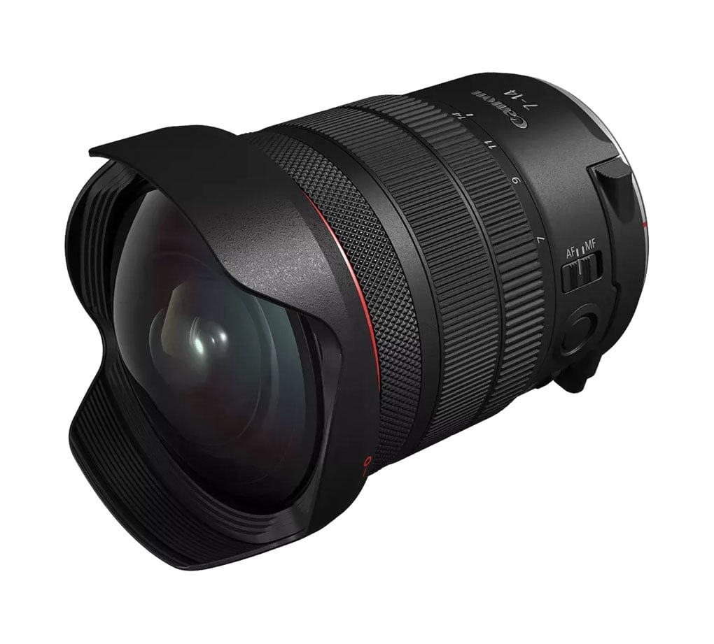 Canon RF 7-14mm F2.8-3.5 L Fisheye STM Lens in Black