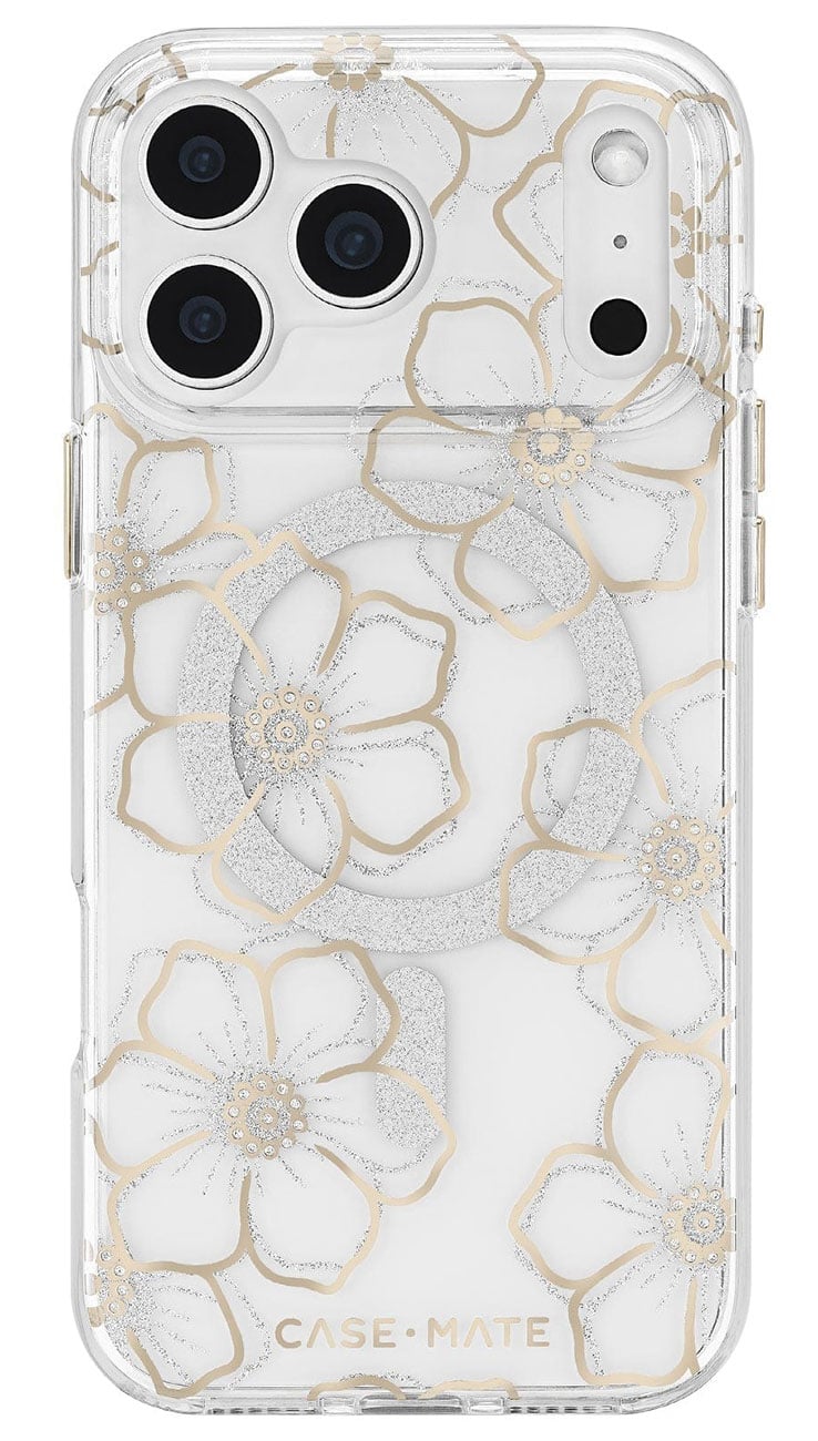 CASSETIFY フラワーモチーフ iPhone17 Pro Maxケース Case-Mate iPhone 17 Pro Max Floral Gems MagSafe Case - CM057226 | Abt