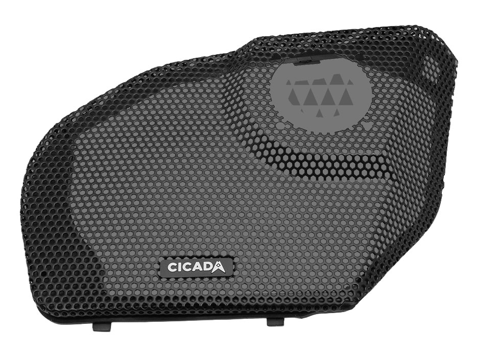 Cicada Audio 2024+ Harley-Davidson Road Glide Grilles with RR075T Mounts