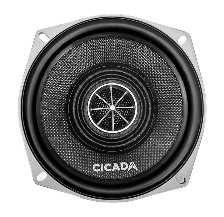 Cicada Audio 5.25-Inch Pro 2-Ohm Coaxial Speakers (Pair)