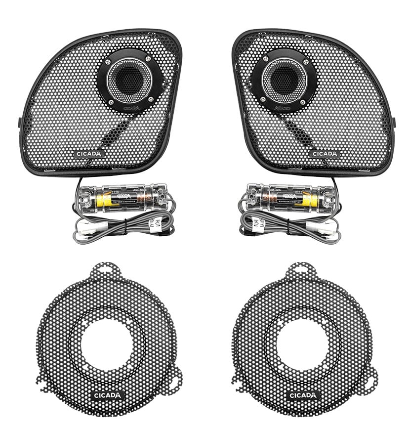 Cicada 6.5-inch Speakers Kit 2014-2023 Harley Davidsons - 14CXK65.4