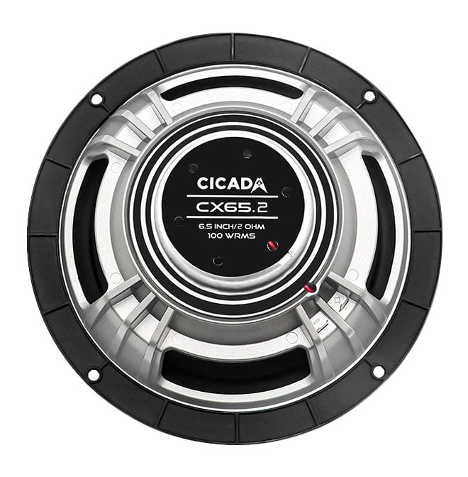 Cicada Audio 6.5-Inch 2 Ohm Coaxial Speakers - CX652