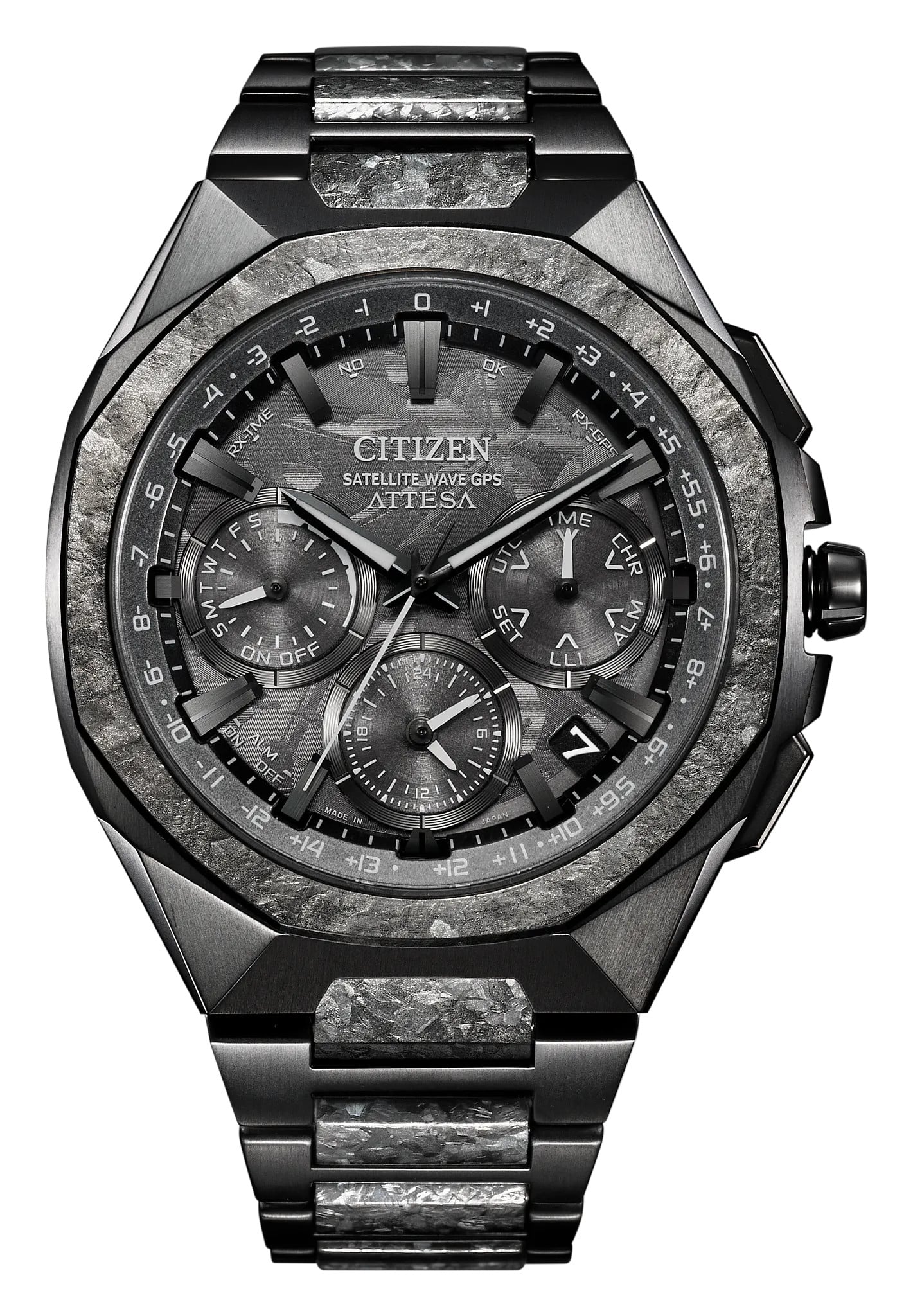 Citizen Attesa Limited Edition F950 Spaceship Watch 34.2mm in Gray Super Titanium