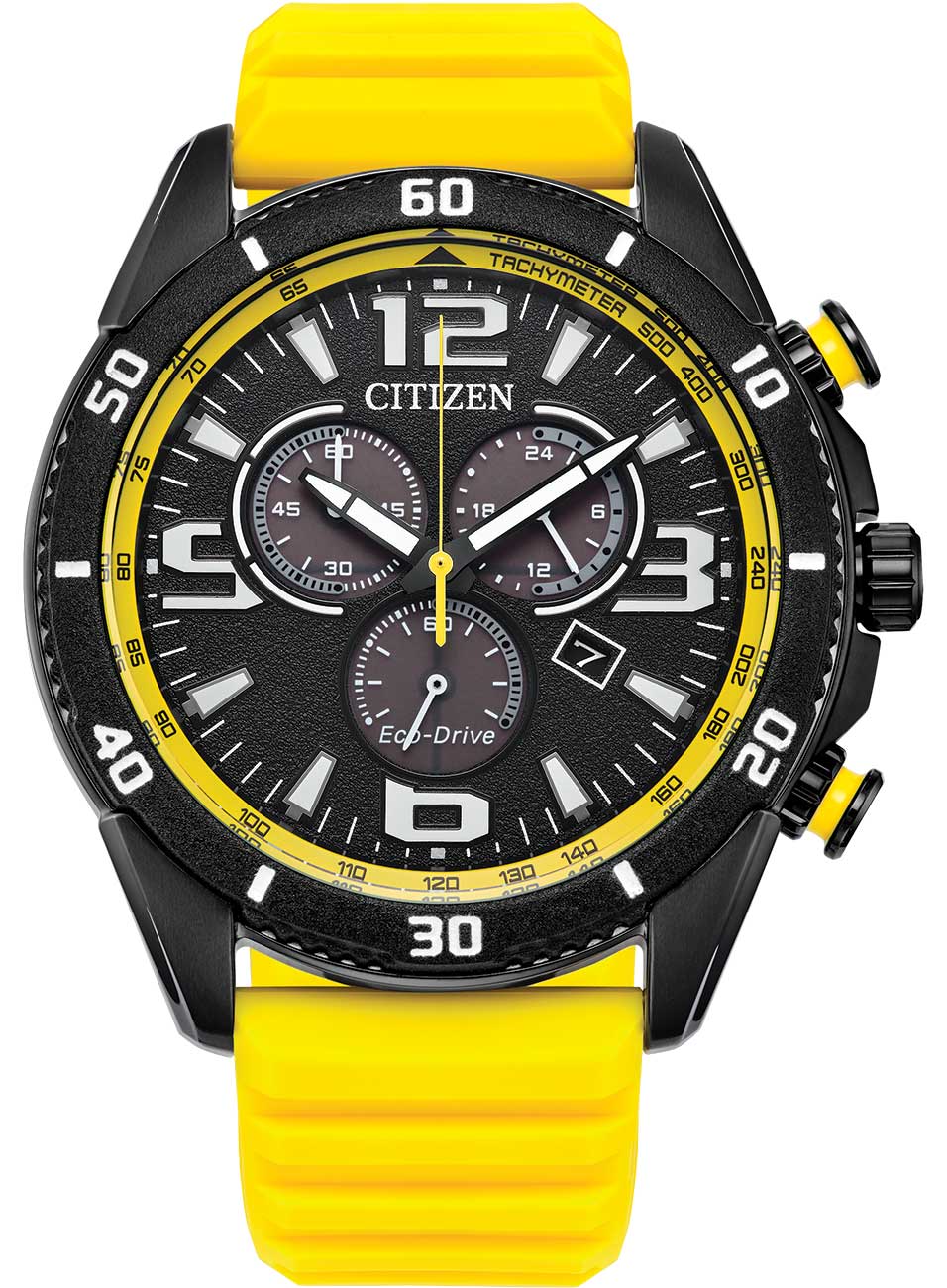 Citizen Brycen Chronograph Watch 44.8mm with Black Dial - AT2585-08E