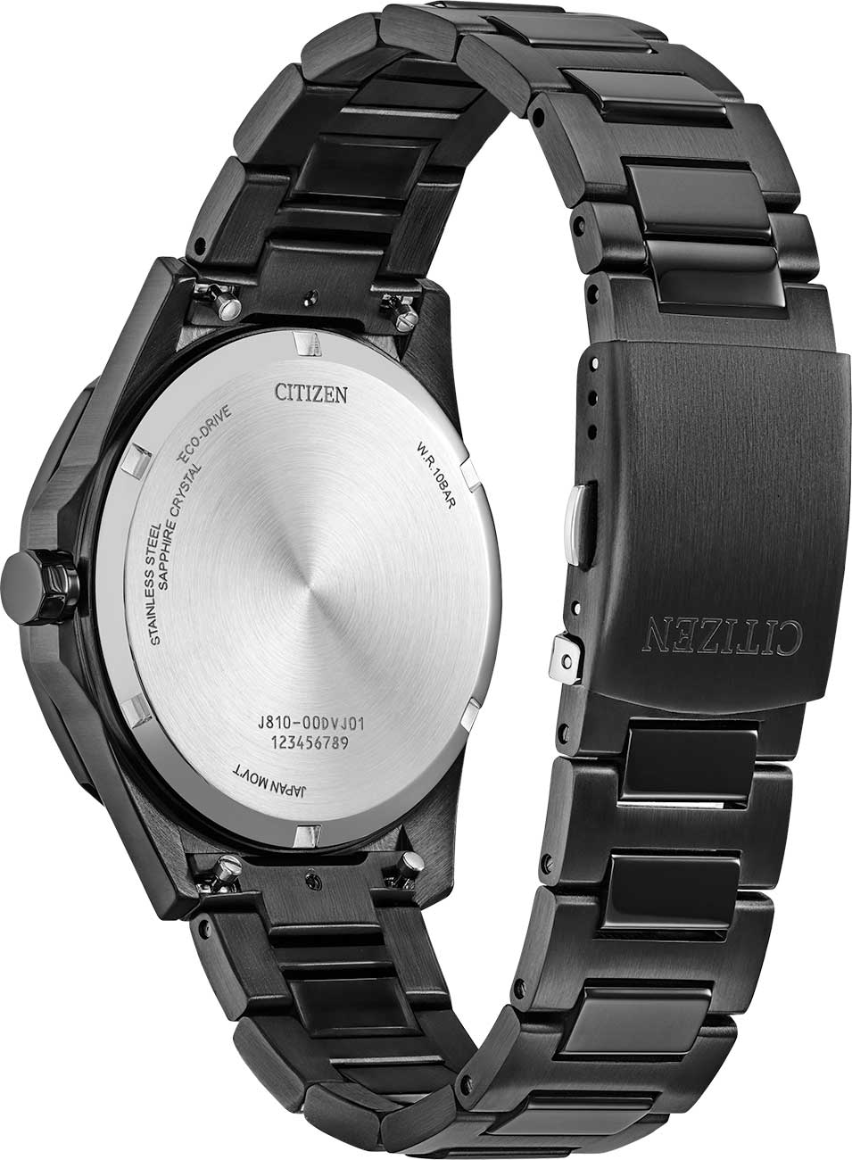 Citizen Brycen Watch 42mm with Black Textured Dial - AW1855-52E